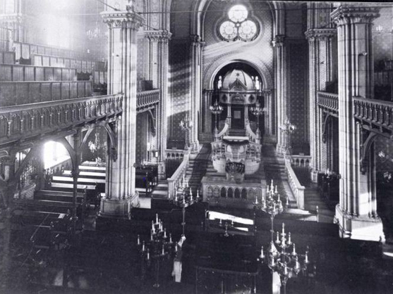 Innensicht der Neuen Synagoge in Hannover (o.D.)